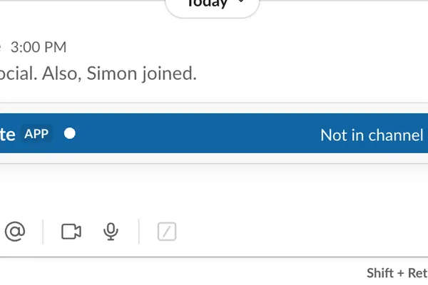 Adding X-late to a Slack channel with /invite @xlate command