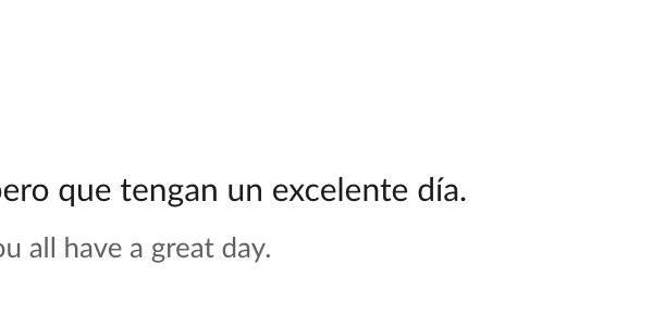 Vorbee joining a Slack channel and translating a Spanish message